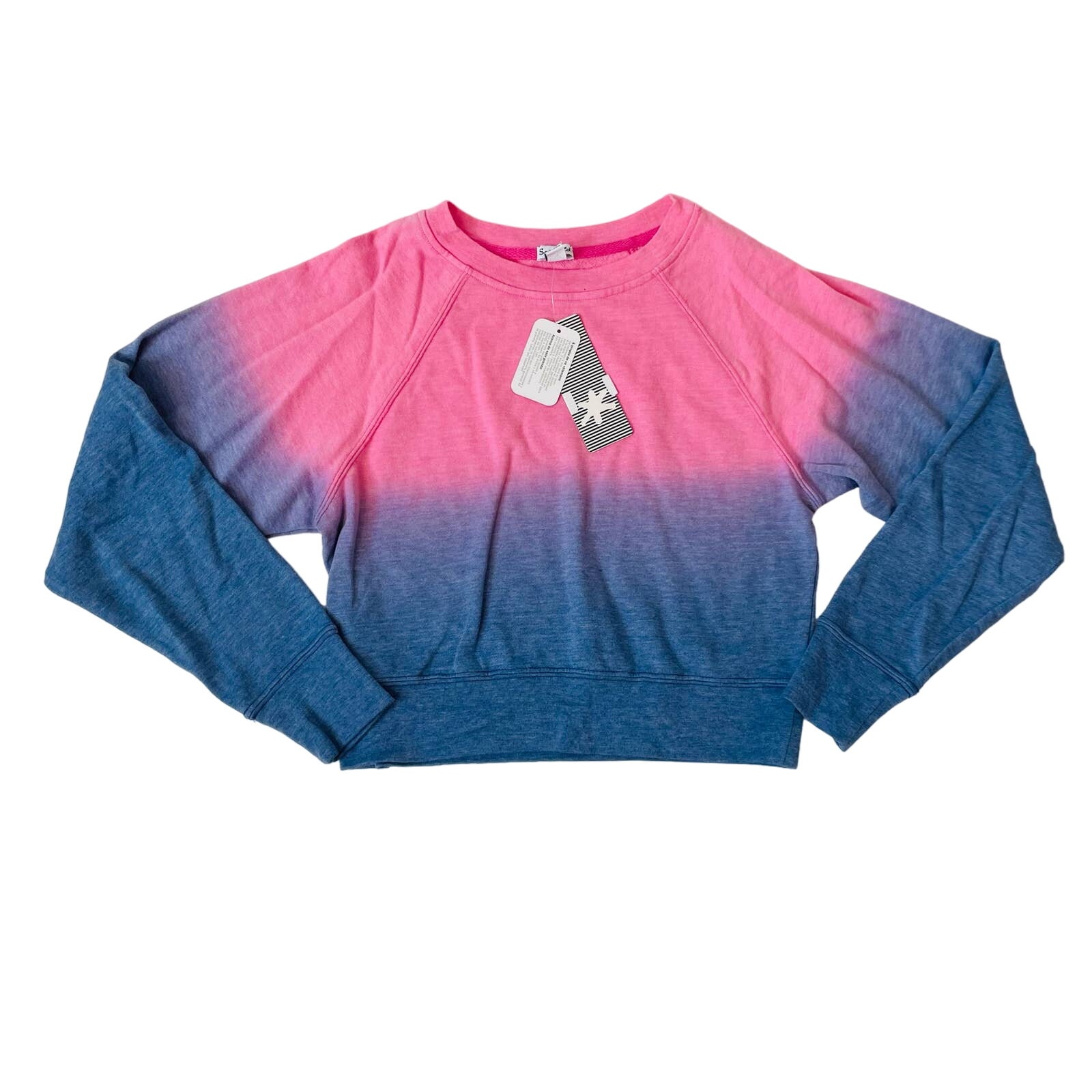 Nwt Splendid Size 8 Dip Dye Sweatshirt